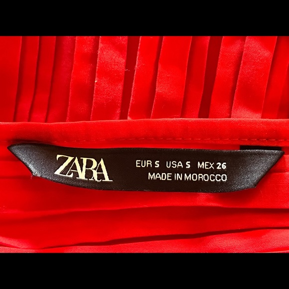 Zara Babydoll Pleated Mini Dress - Picture 4 of 4